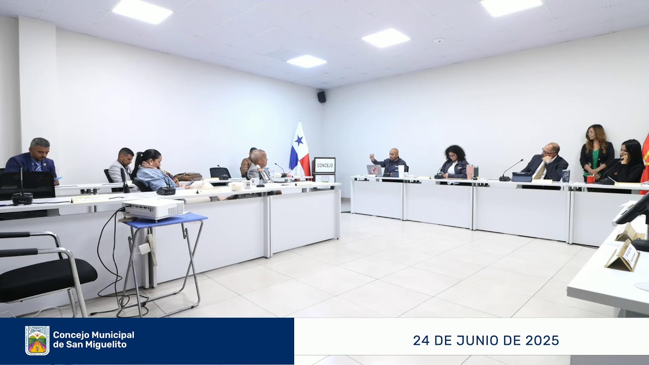 Concejo Municipal de San Miguelito 24 de junio de 2025