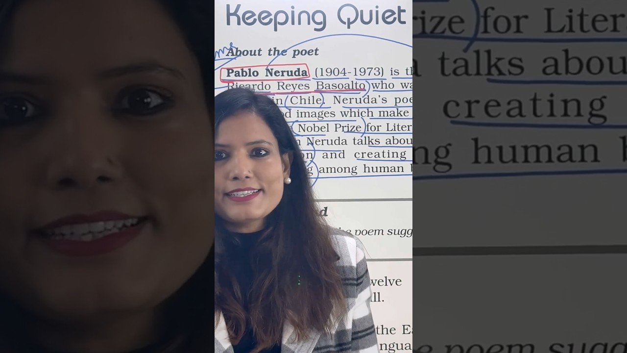 Сохраняя тишину | Английский язык, 12 класс, NCERT | Важные строки | Учимся в быстром темпе | При...