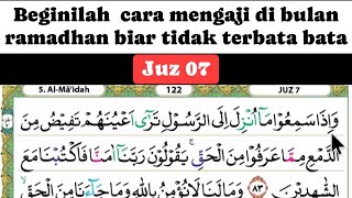 Download Lagu Cara yang mudah mengaji di bulan ramadhan dengan nada pelan pelan #juz7 MP3