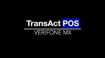 Verifone MX Setup