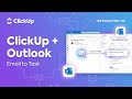 How to Integrate ClickUp with Microsoft Outlook | Email to Task Workflow!