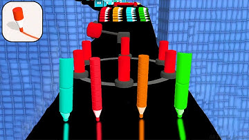 Crayon Rush 3D - Max Level Gameplay Walkthrough Android,IOS (Levels 31-33)