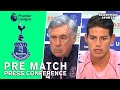 James Rodriguez Unveiling - Carlo Ancelotti - Tottenham v Everton - Pre-Match Press Conference