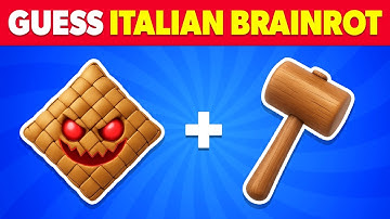 Guess the Italian Brainrot Memes by Emoji 🧠⚽🧢 Brainrot Quiz