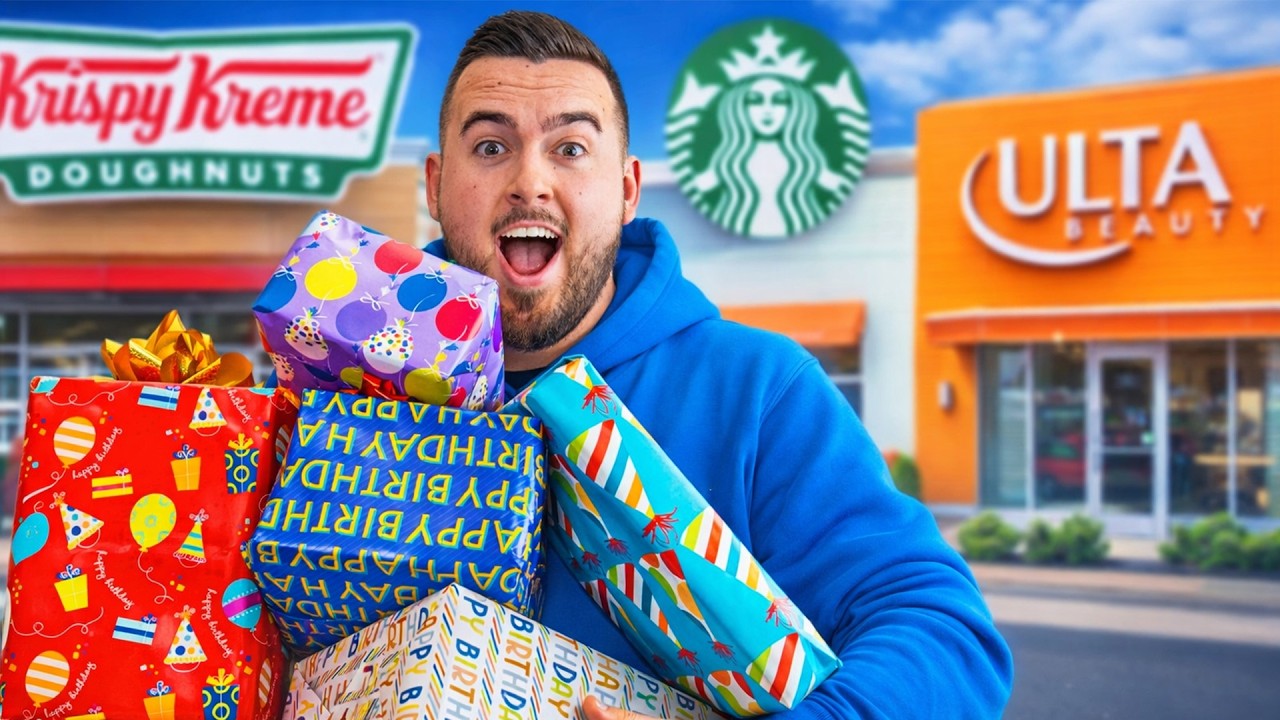 Redeeming EVERY Birthday Freebie I Could Find