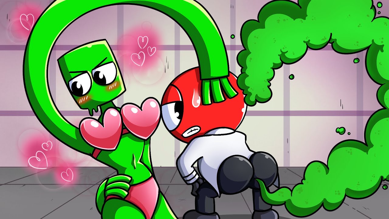RAINBOW FRIENDS FALL in LOVE?! (Cartoon Animation) 