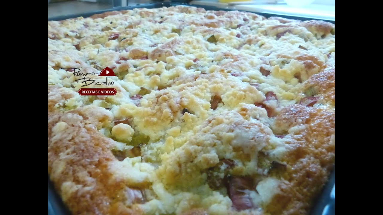 BOLO DE RUIBARBO RECEITAS BOLOS E TORTAS EP.16