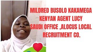 KENYAN AGENT CAUSED THE DEATH OF SAUDI ARABIA MAID MILDRED BUSOLO YASMIN AGENCY