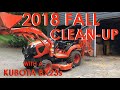 Fall 2018 Clean-up with a Kubota BX23s Sub-Compact Tractor