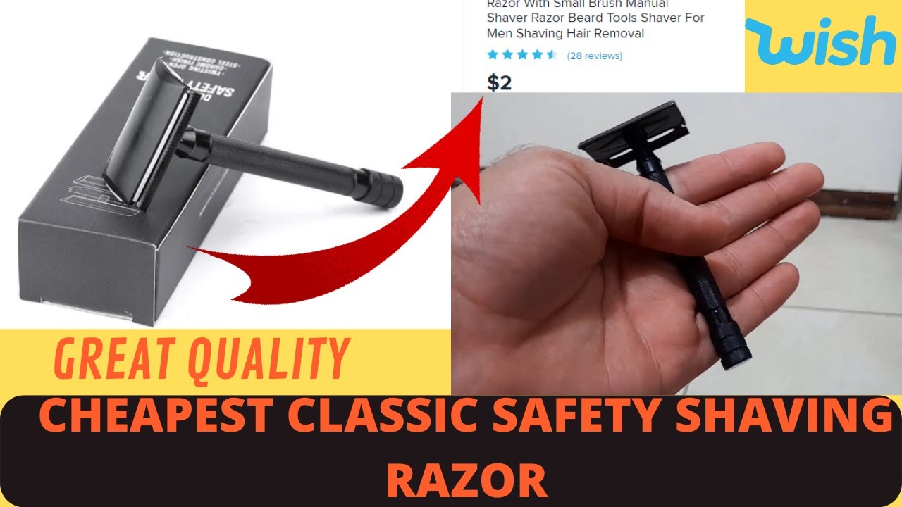 Unboxing the Cheapest Safety Shaving Razor From Wish | $2 Classic Razor ...