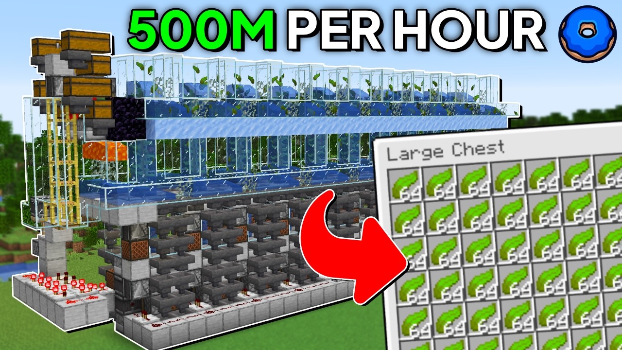1 Million Kelp Farm | Donut SMP