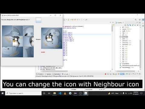 Project of Pic Puzzle Game-using java swing-18215 - YouTube