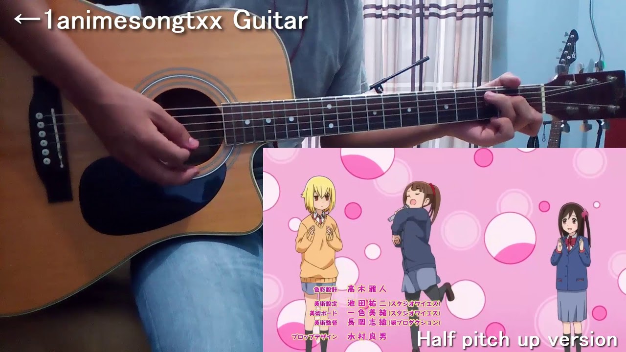 【Hitoribocchi no Marumaru Seikatsu】 OP [Hitori Bocchi no Monologue] guitar cover 【Acordes】