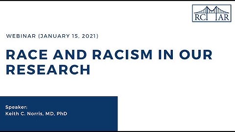 Race and Racism in Our Research