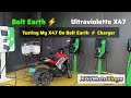 Testing Bolt Earth with Ultraviolette X47 Recon | Expanding 2 Wheeler Fast-Charging Network in India