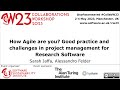 How agile are you project management for research software  cw23 miniworkshop 21