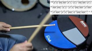 스네어드럼 테크닉 #7. 파라디들. 싱글파라디들. Single Paradiddle.