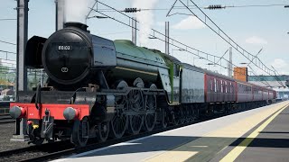 100mph Flying Scotsman (RE-Record) Train Sim World 4 - East Coast Mainline