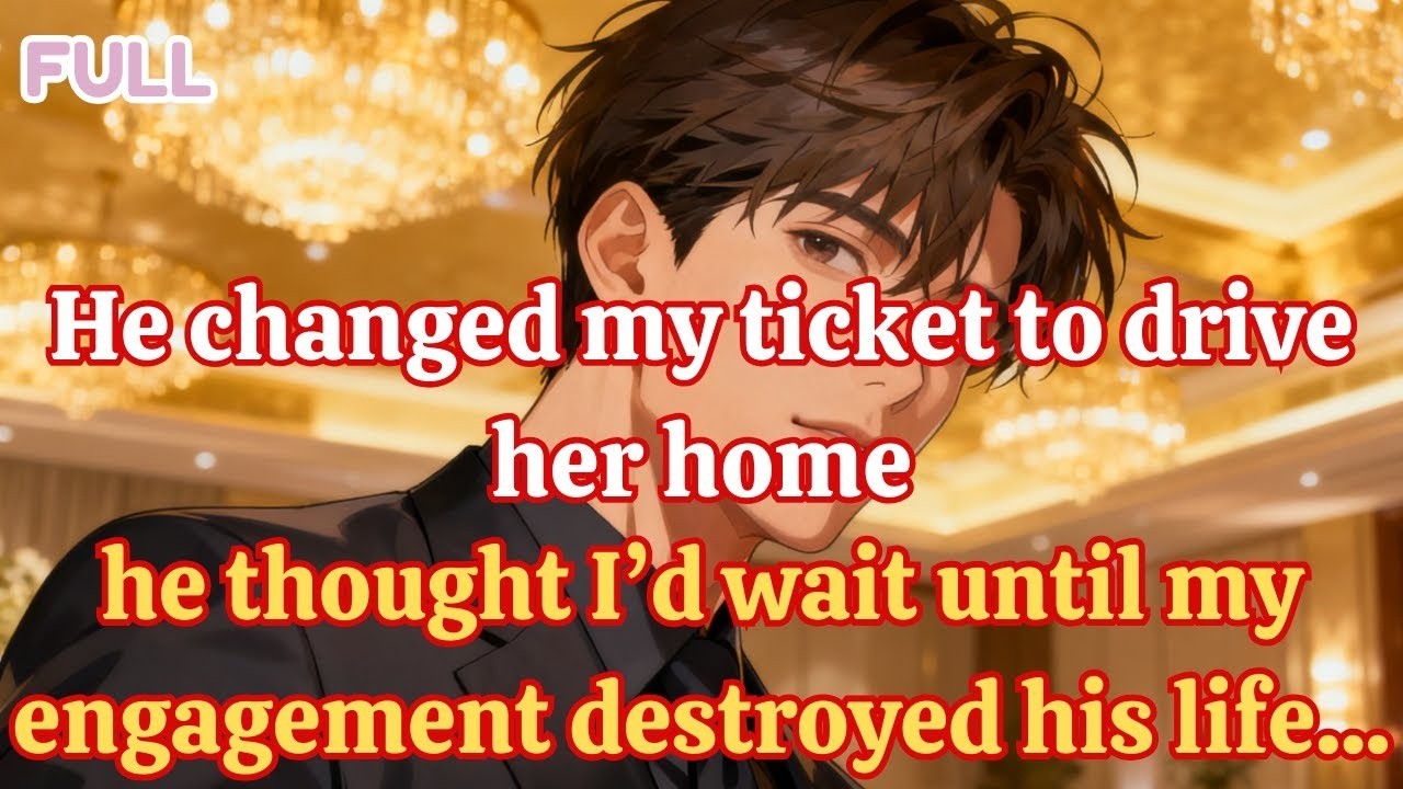 He changed my ticket to drive her home—he thought I’d wait until my engagement destroyed his life