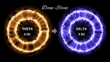 THETA To DELTA [3-6 Hz] Brainwaves ✦ Deep SLEEP Music ✦ Heal INSOMNIA ✦ Binaural Beats ✦ Fall ASLEEP