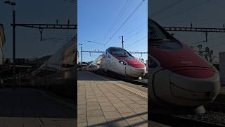 SBB ETR 610 departing Olten🤩 #train #trainsounds #shorts #swisstrains #viral