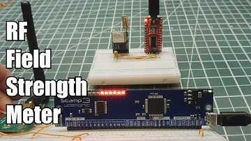 RF Relative Field Strength Meter / Scamp3 / FlashForth
