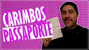 Como ter carimbos no passaporte?