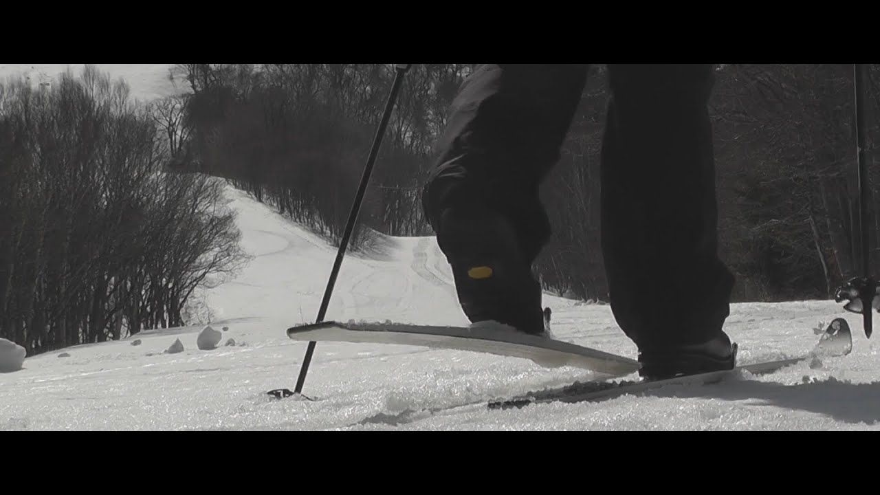 【テレマークスキー】telemark skiing with leather boots.02/04/2022 YouTube