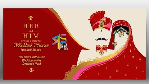 Rajasthani Wedding Save The Date Video | Marwari Style Wedding Invitation Animated Video I REVA004