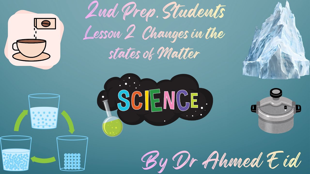Prep. 2 - Unit 1 - Lesson 2 - Changes in the states of matter - YouTube