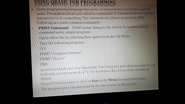 Class VI Chapter 8 QBASIC