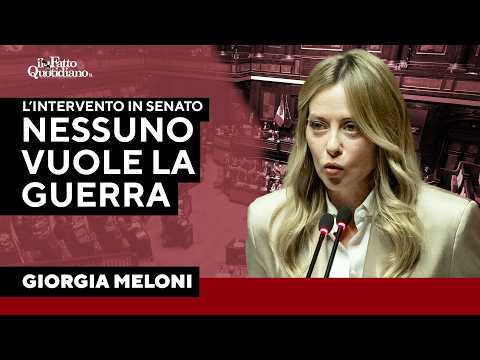 Israele-Palestina, Meloni: “La pace dopo le prossime elezioni israeliane”