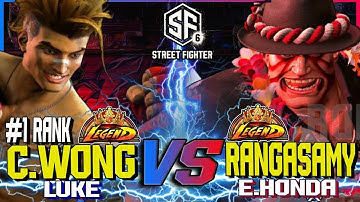 SF6 ▰ CHRIS WONG (1 Ranked Luke) vs RANGASAMY (E. Honda) ▰ SF6 High Level Gameplay