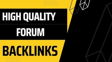 How to make Forum backlinks | forum posting | Forum posting