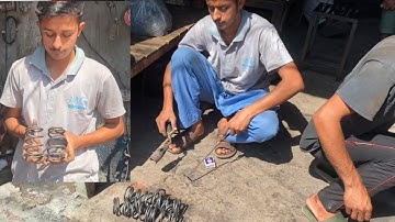 Crafting in Motion: Spring Making with a Lathe Machine