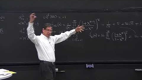Lecture 15 Overview of superstring theories, D branes