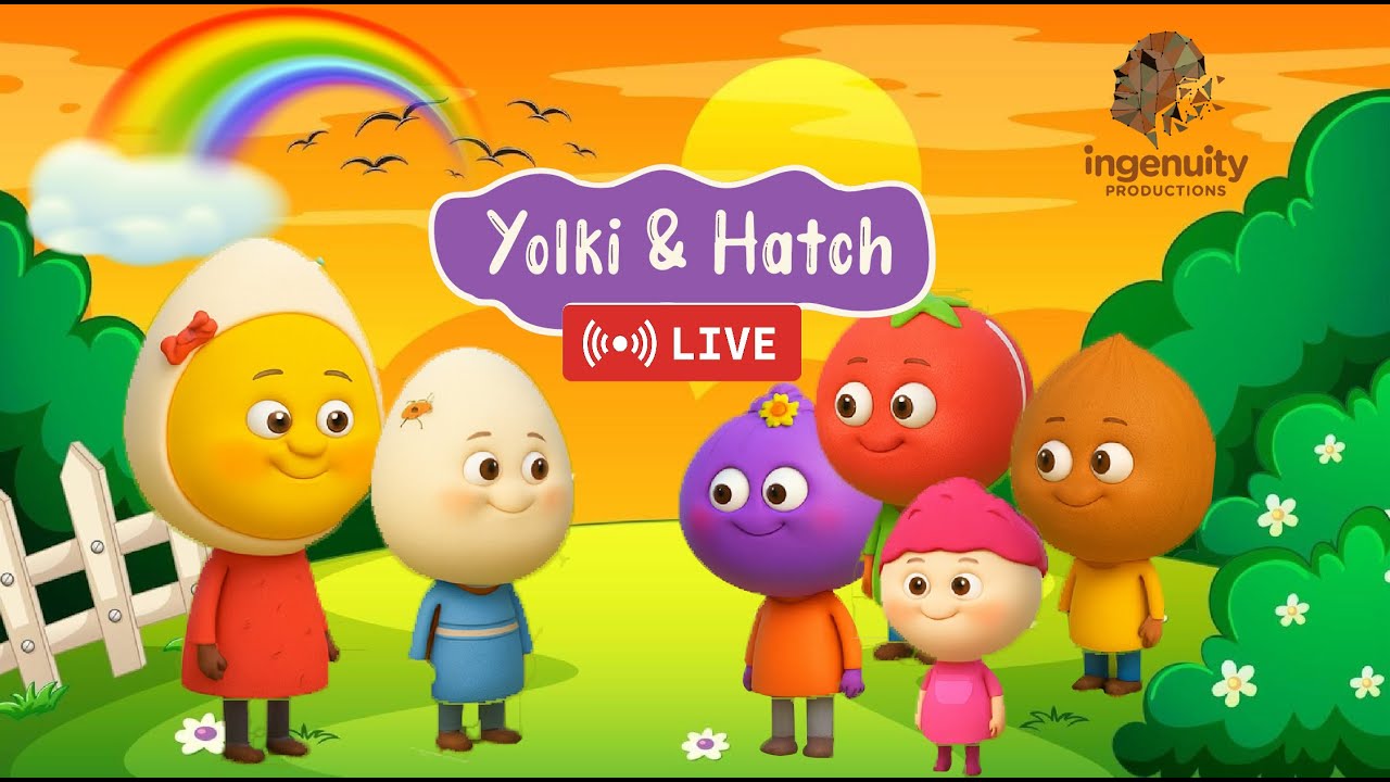 Yolki And Hatch LIVE | Family-Friendly Fun Cartoon Series for Kids
