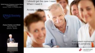 Patient Safety and ERAS - Enhanced Recovery after Surgery (ERAS®)