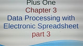 plus one computer application humanitues 🌺🌺chapter 3 part 3🎉🎉🎉
