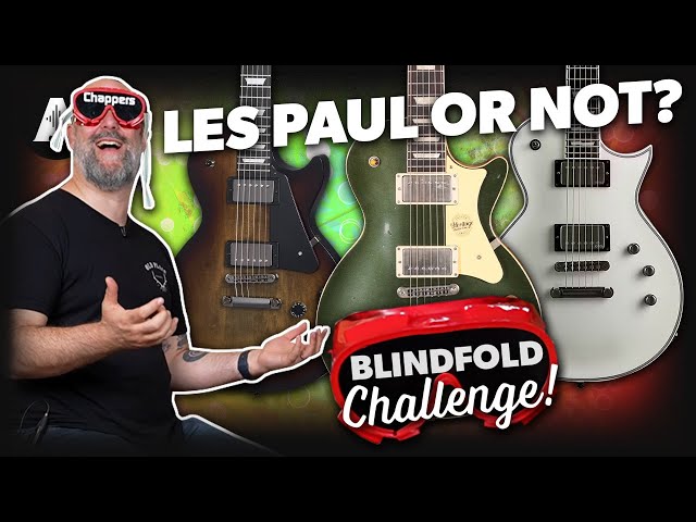 Gibson Les Paul or Something Else? | Blindfold Challenge! class=