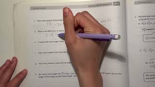 Eureka Math Grade 4 Module 5 Lesson 28 | #mathwithaubrey #homework