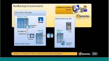 SnapVault and NetBackup Replication Director