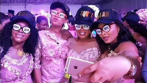 Bidemi Kosoko, Bukola Adeeyo, Kunle Afod, others dancing and having fun at OBA 2018 wedding