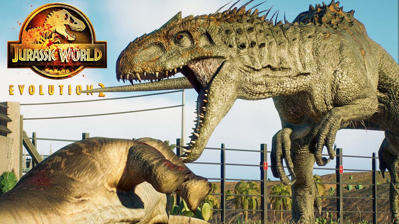 I-REX vs Indoraptor, Stegosaurus, Spinosuchus Dinosaurs Fight 🌍 JURASSIC WORLD EVOLUTION 2