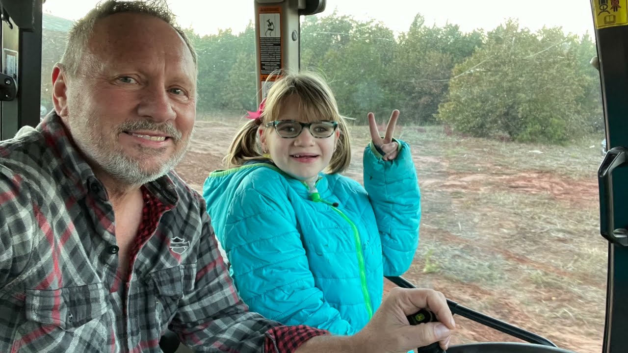 Savannah drives the John Deere the first time! YouTube