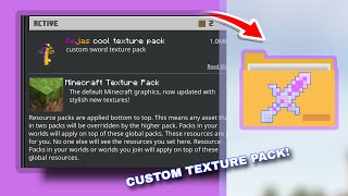 HOW TO MAKE CUSTOM TEXTURE PACKS FOR MINECRAFT *BEDROCK* !!! screenshot 4
