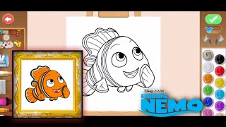 Finding Nemo draw and color - Disney Coloring Book