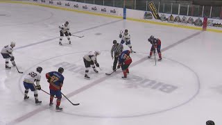 Buffalo Firefighters take on  Buffalo Police on the rink at Riverworks