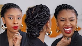 Easy Juicy Twist BunDo Protective Style on Natural Hair| Ft Curl Essence
