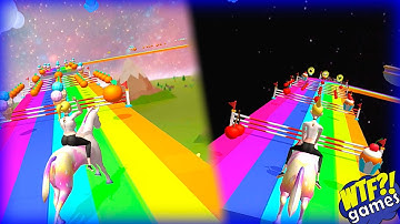 Fat 2 Fit! Unicorn Challenge 🦄 Gameplay Part 1 Lvl 1-4 -||- All Levels (iOS & Android)